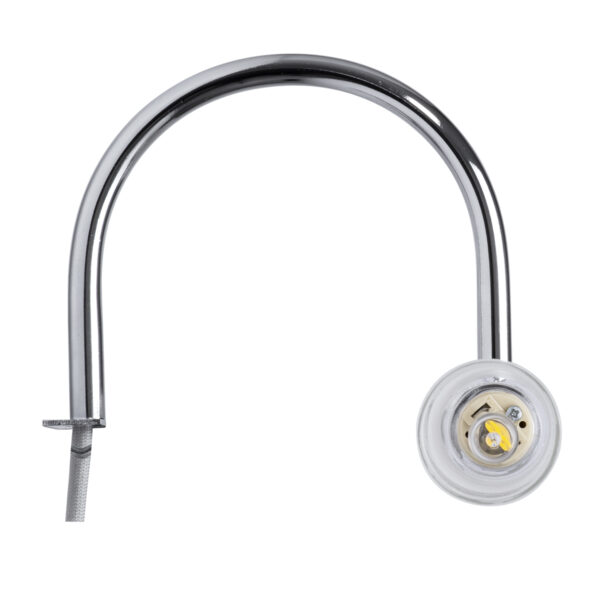 GloboStar® FLORA 60414 Μοντέρνο Φωτιστικό Τοίχου – Απλίκα Καθρέπτη Μπάνιου – Πίνακα 2 x G9 270° AC 220-240V IP44 Μ31 x Π13 x Υ12cm – Χρώμιο Νίκελ – 5 Χρόνια Εγγύηση