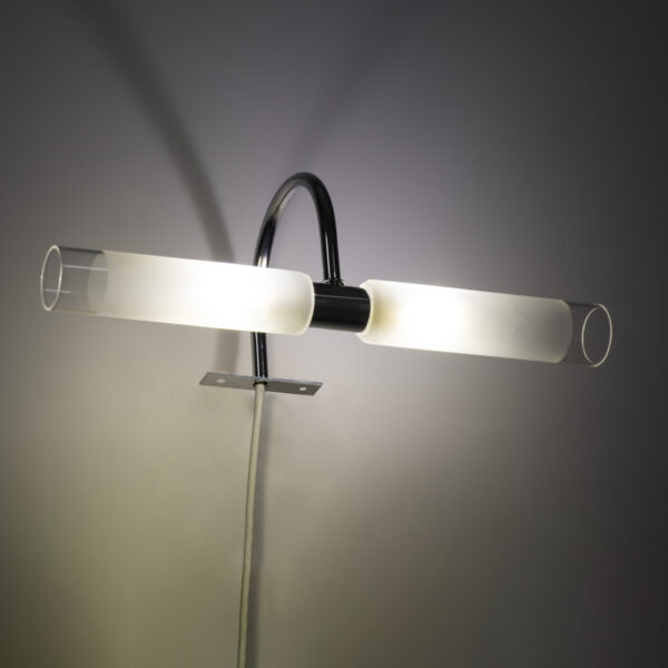 GloboStar® FLORA 60414 Μοντέρνο Φωτιστικό Τοίχου – Απλίκα Καθρέπτη Μπάνιου – Πίνακα 2 x G9 270° AC 220-240V IP44 Μ31 x Π13 x Υ12cm – Χρώμιο Νίκελ – 5 Χρόνια Εγγύηση