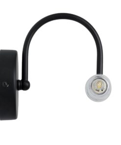 GloboStar® PAOLA 60416 Μοντέρνο Φωτιστικό Τοίχου – Απλίκα Καθρέπτη Μπάνιου – Πίνακα 2 x G9 270° AC 220-240V IP44 Μ31 x Π16 x Υ15cm – Μαύρο – 5 Years Warranty