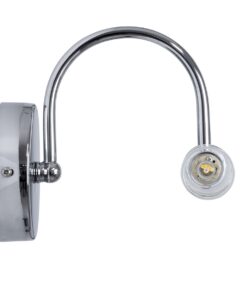 GloboStar® PAOLA 60418 Μοντέρνο Φωτιστικό Τοίχου – Απλίκα Καθρέπτη Μπάνιου – Πίνακα 2 x G9 270° AC 220-240V IP44 Μ31 x Π16 x Υ15cm – Χρώμιο Νίκελ – 5 Years Warranty