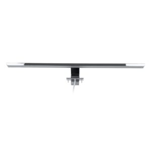 GloboStar® NINA 60422 Μοντέρνο Φωτιστικό Τοίχου – Απλίκα Καθρέπτη Μπάνιου – Πίνακα LED 12W 1400lm 120° AC 220-240V IP44 Μ60 x Π10.5 x Υ4cm – Φυσικό Λευκό 4500K – Χρώμιο Νίκελ- 3 Years Warranty