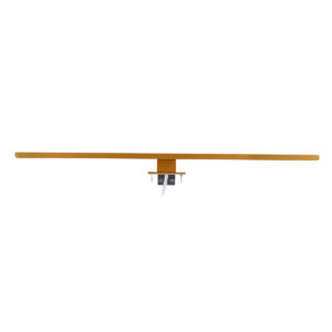 GloboStar® NINA 60423 Μοντέρνο Φωτιστικό Τοίχου – Απλίκα Καθρέπτη Μπάνιου – Πίνακα LED 12W 1400lm 120° AC 220-240V IP44 Μ60 x Π10.5 x Υ4cm – Φυσικό Λευκό 4500K – Χάλκινο – 3 Χρόνια Εγγύηση