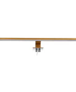 GloboStar® NINA 60423 Μοντέρνο Φωτιστικό Τοίχου – Απλίκα Καθρέπτη Μπάνιου – Πίνακα LED 12W 1400lm 120° AC 220-240V IP44 Μ60 x Π10.5 x Υ4cm – Φυσικό Λευκό 4500K – Χάλκινο – 3 Χρόνια Εγγύηση