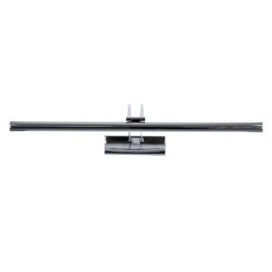 GloboStar® LAURA 60426 Μοντέρνο Φωτιστικό Τοίχου – Απλίκα Καθρέπτη Μπάνιου – Πίνακα LED 12W 1400lm 120° AC 220-240V IP44 Μ60 x Π27 x Υ13cm – Φυσικό Λευκό 4500K – Χρώμιο Νίκελ – 3 Years Warranty