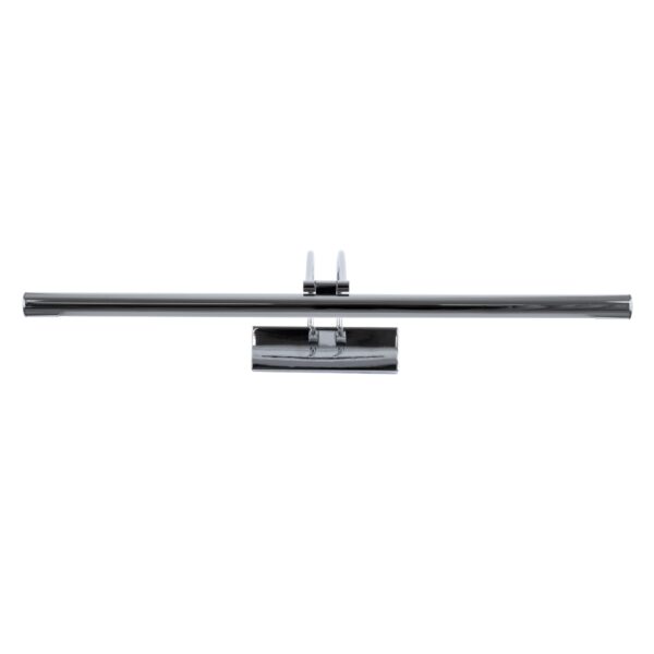 GloboStar® LAURA 60426 Μοντέρνο Φωτιστικό Τοίχου – Απλίκα Καθρέπτη Μπάνιου – Πίνακα LED 12W 1400lm 120° AC 220-240V IP44 Μ60 x Π27 x Υ13cm – Φυσικό Λευκό 4500K – Χρώμιο Νίκελ – 3 Years Warranty