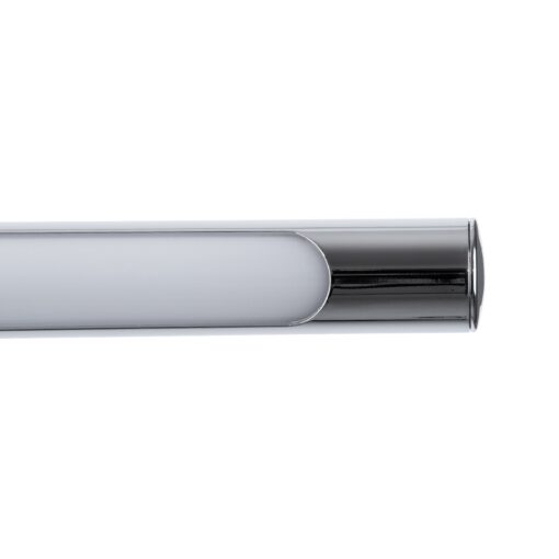 GloboStar® LAURA 60426 Μοντέρνο Φωτιστικό Τοίχου – Απλίκα Καθρέπτη Μπάνιου – Πίνακα LED 12W 1400lm 120° AC 220-240V IP44 Μ60 x Π27 x Υ13cm – Φυσικό Λευκό 4500K – Χρώμιο Νίκελ – 3 Years Warranty