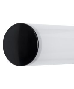 GloboStar® MABEL 60428 Μοντέρνο Φωτιστικό Τοίχου – Απλίκα Καθρέπτη Μπάνιου – Πίνακα LED 12W 1400lm 270° AC 220-240V IP44 Μ60 x Π10 x Υ5cm – Φυσικό Λευκό 4500K – Μαύρο – 3 Years Warranty