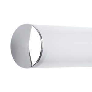 GloboStar® MABEL 60430 Μοντέρνο Φωτιστικό Τοίχου – Απλίκα Καθρέπτη Μπάνιου – Πίνακα LED 12W 1400lm 270° AC 220-240V IP44 Μ60 x Π10 x Υ5cm – Φυσικό Λευκό 4500K – Χρώμιο Νίκελ – 3 Years Warranty