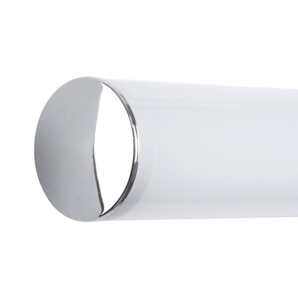 GloboStar® MABEL 60430 Μοντέρνο Φωτιστικό Τοίχου – Απλίκα Καθρέπτη Μπάνιου – Πίνακα LED 12W 1400lm 270° AC 220-240V IP44 Μ60 x Π10 x Υ5cm – Φυσικό Λευκό 4500K – Χρώμιο Νίκελ – 3 Years Warranty