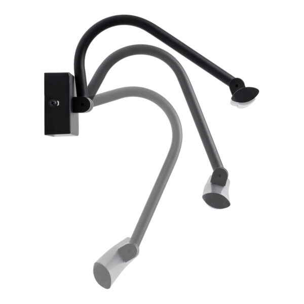 GloboStar® MIRA 60432 Μοντέρνο Φωτιστικό Τοίχου – Απλίκα Καθρέπτη Μπάνιου – Πίνακα LED 12W 1400lm 120° AC 220-240V IP44 Μ60 x Π20 x Υ13cm – Φυσικό Λευκό 4500K – Μαύρο – 3 Χρόνια Εγγύηση