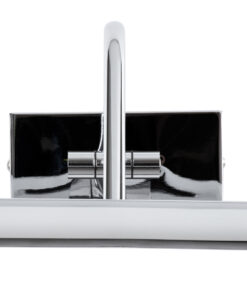 GloboStar® MIRA 60434 Μοντέρνο Φωτιστικό Τοίχου – Απλίκα Καθρέπτη Μπάνιου – Πίνακα LED 12W 1400lm 120° AC 220-240V IP44 Μ60 x Π20 x Υ13cm – Φυσικό Λευκό 4500K – Χρώμιο Νίκελ – 3 Χρόνια Εγγύηση