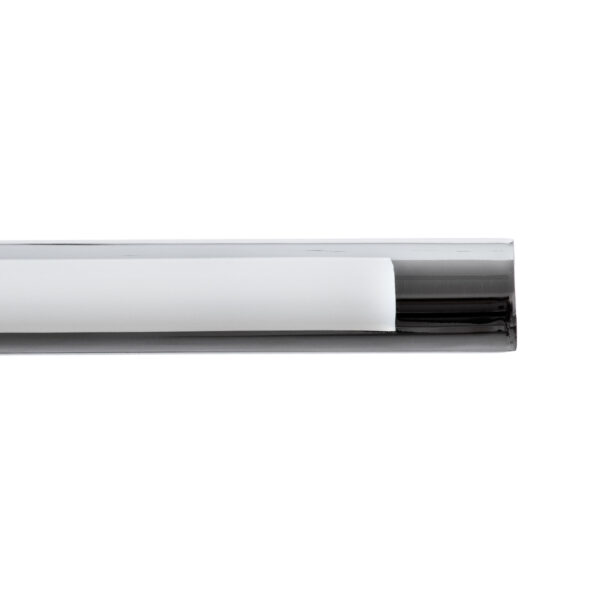 GloboStar® MIRA 60434 Μοντέρνο Φωτιστικό Τοίχου – Απλίκα Καθρέπτη Μπάνιου – Πίνακα LED 12W 1400lm 120° AC 220-240V IP44 Μ60 x Π20 x Υ13cm – Φυσικό Λευκό 4500K – Χρώμιο Νίκελ – 3 Χρόνια Εγγύηση