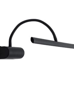 GloboStar® TROIS 60436 Μοντέρνο Φωτιστικό Τοίχου – Απλίκα Καθρέπτη Μπάνιου – Πίνακα LED 12W 1400lm 120° AC 220-240V IP44 Μ60 x Π24 x Υ18cm – Φυσικό Λευκό 4500K – Μαύρο – 3 Years Warranty