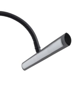 GloboStar® TROIS 60436 Μοντέρνο Φωτιστικό Τοίχου – Απλίκα Καθρέπτη Μπάνιου – Πίνακα LED 12W 1400lm 120° AC 220-240V IP44 Μ60 x Π24 x Υ18cm – Φυσικό Λευκό 4500K – Μαύρο – 3 Years Warranty