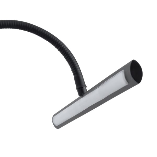 GloboStar® TROIS 60436 Μοντέρνο Φωτιστικό Τοίχου – Απλίκα Καθρέπτη Μπάνιου – Πίνακα LED 12W 1400lm 120° AC 220-240V IP44 Μ60 x Π24 x Υ18cm – Φυσικό Λευκό 4500K – Μαύρο – 3 Years Warranty