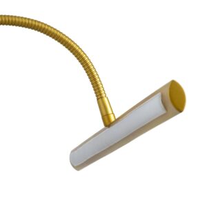 GloboStar® TROIS 60437 Μοντέρνο Φωτιστικό Τοίχου – Απλίκα Καθρέπτη Μπάνιου – Πίνακα LED 12W 1400lm 120° AC 220-240V IP44 Μ60 x Π24 x Υ18cm – Φυσικό Λευκό 4500K – Χρυσό – 3 Years Warranty
