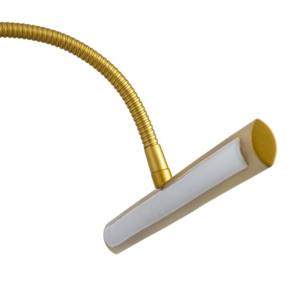 GloboStar® TROIS 60437 Μοντέρνο Φωτιστικό Τοίχου – Απλίκα Καθρέπτη Μπάνιου – Πίνακα LED 12W 1400lm 120° AC 220-240V IP44 Μ60 x Π24 x Υ18cm – Φυσικό Λευκό 4500K – Χρυσό – 3 Years Warranty
