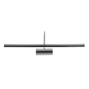 GloboStar® TROIS 60438 Μοντέρνο Φωτιστικό Τοίχου – Απλίκα Καθρέπτη Μπάνιου – Πίνακα LED 12W 1400lm 120° AC 220-240V IP44 Μ60 x Π24 x Υ18cm – Φυσικό Λευκό 4500K – Χρώμιο Νίκελ – 3 Years Warranty