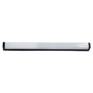 GloboStar® RENATA 60440 Μοντέρνο Φωτιστικό Τοίχου – Απλίκα Καθρέπτη Μπάνιου – Πίνακα LED 12W 1400lm 210° AC 220-240V IP44 Μ60 x Π4 x Υ5.5cm – Φυσικό Λευκό 4500K – Μαύρο – 3 Χρόνια Εγγύηση