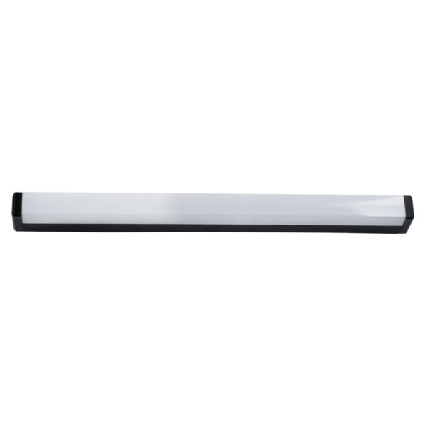 GloboStar® RENATA 60440 Μοντέρνο Φωτιστικό Τοίχου – Απλίκα Καθρέπτη Μπάνιου – Πίνακα LED 12W 1400lm 210° AC 220-240V IP44 Μ60 x Π4 x Υ5.5cm – Φυσικό Λευκό 4500K – Μαύρο – 3 Χρόνια Εγγύηση