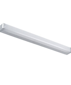 GloboStar® RENATA 60442 Μοντέρνο Φωτιστικό Τοίχου – Απλίκα Καθρέπτη Μπάνιου – Πίνακα LED 12W 1400lm 210° AC 220-240V IP44 Μ60 x Π4 x Υ5.5cm – Φυσικό Λευκό 4500K – Χρώμιο Νίκελ – 3 Χρόνια Εγγύηση