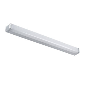 GloboStar® RENATA 60442 Μοντέρνο Φωτιστικό Τοίχου – Απλίκα Καθρέπτη Μπάνιου – Πίνακα LED 12W 1400lm 210° AC 220-240V IP44 Μ60 x Π4 x Υ5.5cm – Φυσικό Λευκό 4500K – Χρώμιο Νίκελ – 3 Χρόνια Εγγύηση