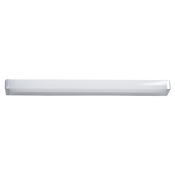 GloboStar® RENATA 60442 Μοντέρνο Φωτιστικό Τοίχου – Απλίκα Καθρέπτη Μπάνιου – Πίνακα LED 12W 1400lm 210° AC 220-240V IP44 Μ60 x Π4 x Υ5.5cm – Φυσικό Λευκό 4500K – Χρώμιο Νίκελ – 3 Χρόνια Εγγύηση