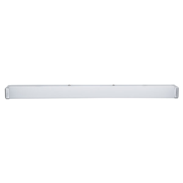 GloboStar® RENATA 60442 Μοντέρνο Φωτιστικό Τοίχου – Απλίκα Καθρέπτη Μπάνιου – Πίνακα LED 12W 1400lm 210° AC 220-240V IP44 Μ60 x Π4 x Υ5.5cm – Φυσικό Λευκό 4500K – Χρώμιο Νίκελ – 3 Χρόνια Εγγύηση