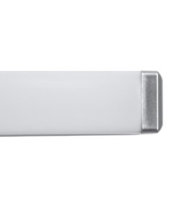 GloboStar® RENATA 60442 Μοντέρνο Φωτιστικό Τοίχου – Απλίκα Καθρέπτη Μπάνιου – Πίνακα LED 12W 1400lm 210° AC 220-240V IP44 Μ60 x Π4 x Υ5.5cm – Φυσικό Λευκό 4500K – Χρώμιο Νίκελ – 3 Χρόνια Εγγύηση