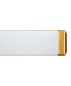 GloboStar® RENATA 60443 Μοντέρνο Φωτιστικό Τοίχου – Απλίκα Καθρέπτη Μπάνιου – Πίνακα LED 12W 1400lm 210° AC 220-240V IP44 Μ60 x Π4 x Υ5.5cm – Φυσικό Λευκό 4500K – Χάλκινο – 3 Years Warranty