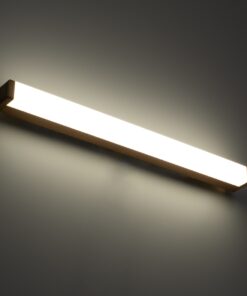 GloboStar® RENATA 60443 Μοντέρνο Φωτιστικό Τοίχου – Απλίκα Καθρέπτη Μπάνιου – Πίνακα LED 12W 1400lm 210° AC 220-240V IP44 Μ60 x Π4 x Υ5.5cm – Φυσικό Λευκό 4500K – Χάλκινο – 3 Years Warranty