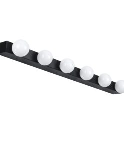 GloboStar® BELLA 60452 Μοντέρνο Φωτιστικό Τοίχου – Απλίκα Καθρέπτη Μπάνιου – Πίνακα LED 18W 2052lm 300° AC 220-240V IP44 Μ70 x Π11 x Υ6cm – Φυσικό Λευκό 4500K – Μαύρο – 3 Years Warranty