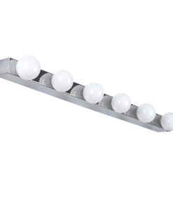 GloboStar® BELLA 60453 Μοντέρνο Φωτιστικό Τοίχου – Απλίκα Καθρέπτη Μπάνιου – Πίνακα LED 18W 2052lm 300° AC 220-240V IP44 Μ70 x Π11 x Υ6cm – Φυσικό Λευκό 4500K – Χρώμιο Νίκελ – 3 Years Warranty