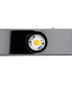 GloboStar® BELLA 60453 Μοντέρνο Φωτιστικό Τοίχου – Απλίκα Καθρέπτη Μπάνιου – Πίνακα LED 18W 2052lm 300° AC 220-240V IP44 Μ70 x Π11 x Υ6cm – Φυσικό Λευκό 4500K – Χρώμιο Νίκελ – 3 Years Warranty
