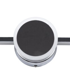 GloboStar® OPAL 60455 Μοντέρνο Φωτιστικό Τοίχου – Απλίκα Καθρέπτη Μπάνιου – Πίνακα LED 14W 1600lm 180° AC 220-240V IP44 Μ60 x Π6 x Υ10cm – Φυσικό Λευκό 4500K – Χρώμιο Νίκελ – 3 Years Warranty