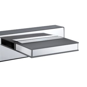 GloboStar® KARLA 60456 Μοντέρνο Φωτιστικό Τοίχου – Απλίκα Καθρέπτη Μπάνιου – Πίνακα LED 14W 1600lm 180° AC 220-240V IP44 Μ60 x Π9 x Υ5cm – Φυσικό Λευκό 4500K – Χρώμιο Νίκελ – 3 Years Warranty