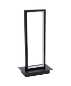 GloboStar® CORNELIE 60460 Επιτραπέζιο Φωτιστικό LED CCT 18W 1980lm 200° AC 220-240V – Εναλλαγή Φωτισμού μέσω Διακόπτη On/Off All In One Ψυχρό 6000k+Φυσικό 4500k+Θερμό 2700k Μ18 x Π10 x Υ36cm – Mαύρο – 3 Χρόνια Εγγύηση