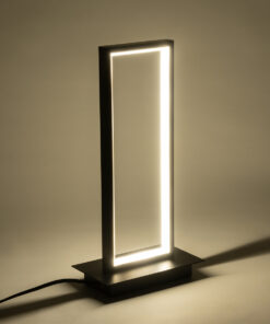 GloboStar® CORNELIE 60460 Επιτραπέζιο Φωτιστικό LED CCT 18W 1980lm 200° AC 220-240V – Εναλλαγή Φωτισμού μέσω Διακόπτη On/Off All In One Ψυχρό 6000k+Φυσικό 4500k+Θερμό 2700k Μ18 x Π10 x Υ36cm – Mαύρο – 3 Χρόνια Εγγύηση