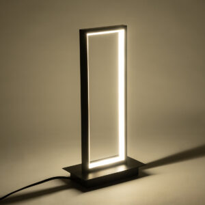 GloboStar® CORNELIE 60460 Επιτραπέζιο Φωτιστικό LED CCT 18W 1980lm 200° AC 220-240V – Εναλλαγή Φωτισμού μέσω Διακόπτη On/Off All In One Ψυχρό 6000k+Φυσικό 4500k+Θερμό 2700k Μ18 x Π10 x Υ36cm – Mαύρο – 3 Χρόνια Εγγύηση