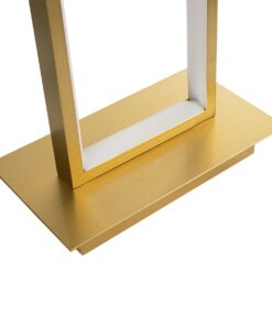 GloboStar® CORNELIE 60462 Επιτραπέζιο Φωτιστικό LED CCT 18W 1980lm 200° AC 220-240V – Εναλλαγή Φωτισμού μέσω Διακόπτη On/Off All In One Ψυχρό 6000k+Φυσικό 4500k+Θερμό 2700k Μ18 x Π10 x Υ36cm – Χρυσό – 3 Χρόνια Εγγύηση