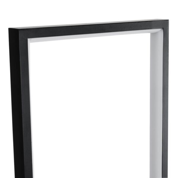 GloboStar® CORNELIE 60463 Επιδαπέδιο Φωτιστικό LED CCT 24W 2640lm 200° AC 220-240V – Εναλλαγή Φωτισμού μέσω Διακόπτη On/Off All In One Ψυχρό 6000k+Φυσικό 4500k+Θερμό 2700k Μ26 x Π16 x Υ153cm – Μαύρο – 3 Χρόνια Εγγύηση