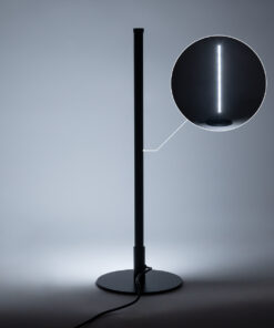 GloboStar® DALUMA 60467 Επιτραπέζιο Φωτιστικό LED CCT 8W 880lm 200° AC 220-240V – Εναλλαγή Φωτισμού μέσω On/Off All In One Ψυχρό 6000k+Φυσικό 4500k+Θερμό 2700k Μ15 x Π15 x Υ46cm – Mαύρο – 3 Χρόνια Εγγύηση