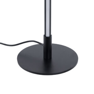 GloboStar® DALUMA 60467 Επιτραπέζιο Φωτιστικό LED CCT 8W 880lm 200° AC 220-240V – Εναλλαγή Φωτισμού μέσω On/Off All In One Ψυχρό 6000k+Φυσικό 4500k+Θερμό 2700k Μ15 x Π15 x Υ46cm – Mαύρο – 3 Χρόνια Εγγύηση