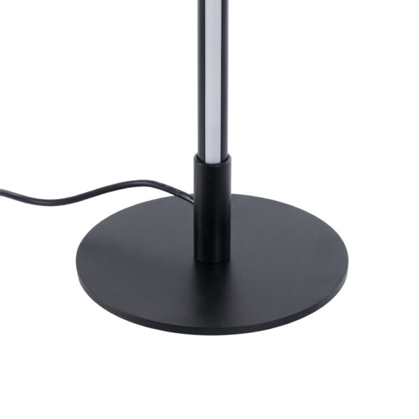 GloboStar® DALUMA 60467 Επιτραπέζιο Φωτιστικό LED CCT 8W 880lm 200° AC 220-240V – Εναλλαγή Φωτισμού μέσω On/Off All In One Ψυχρό 6000k+Φυσικό 4500k+Θερμό 2700k Μ15 x Π15 x Υ46cm – Mαύρο – 3 Χρόνια Εγγύηση
