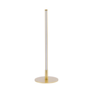 GloboStar® DALUMA 60469 Επιτραπέζιο Φωτιστικό LED CCT 8W 880lm 200° AC 220-240V – Εναλλαγή Φωτισμού μέσω On/Off All In One Ψυχρό 6000k+Φυσικό 4500k+Θερμό 2700k Μ15 x Π15 x Υ46cm – Χρυσό – 3 Χρόνια Εγγύηση