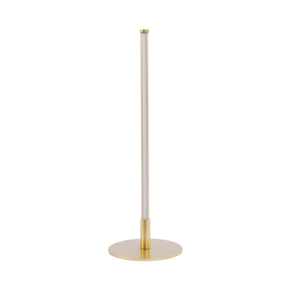 GloboStar® DALUMA 60469 Επιτραπέζιο Φωτιστικό LED CCT 8W 880lm 200° AC 220-240V – Εναλλαγή Φωτισμού μέσω On/Off All In One Ψυχρό 6000k+Φυσικό 4500k+Θερμό 2700k Μ15 x Π15 x Υ46cm – Χρυσό – 3 Χρόνια Εγγύηση