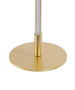 GloboStar® DALUMA 60469 Επιτραπέζιο Φωτιστικό LED CCT 8W 880lm 200° AC 220-240V – Εναλλαγή Φωτισμού μέσω On/Off All In One Ψυχρό 6000k+Φυσικό 4500k+Θερμό 2700k Μ15 x Π15 x Υ46cm – Χρυσό – 3 Χρόνια Εγγύηση