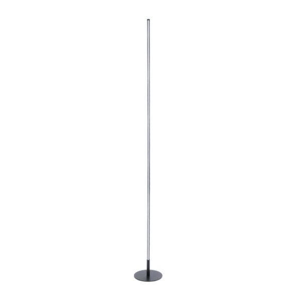 GloboStar® DALUMA 60470 Επιδαπέδιο Φωτιστικό LED CCT 24W 2640lm 200° AC 220-240V – Εναλλαγή Φωτισμού μέσω On/Off All In One Ψυχρό 6000k+Φυσικό 4500k+Θερμό 2700k Μ18 x Π18 x Υ160cm – Μαύρο – 3 Χρόνια Εγγύηση