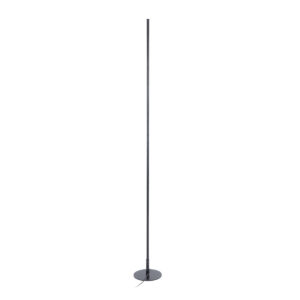 GloboStar® DALUMA 60470 Επιδαπέδιο Φωτιστικό LED CCT 24W 2640lm 200° AC 220-240V – Εναλλαγή Φωτισμού μέσω On/Off All In One Ψυχρό 6000k+Φυσικό 4500k+Θερμό 2700k Μ18 x Π18 x Υ160cm – Μαύρο – 3 Χρόνια Εγγύηση