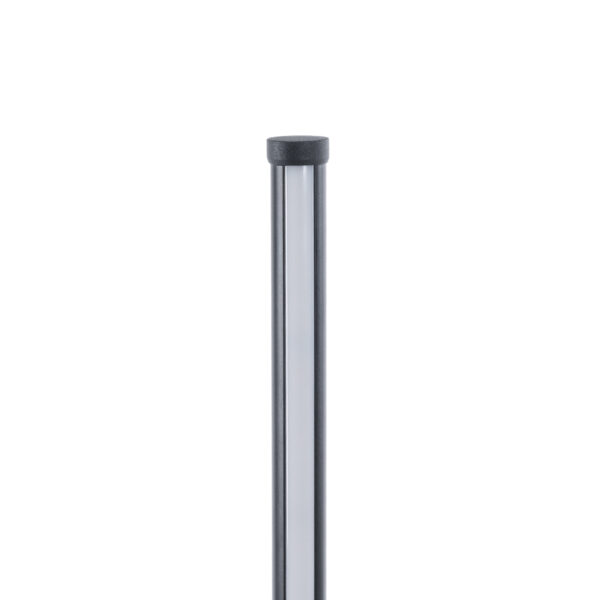 GloboStar® DALUMA 60470 Επιδαπέδιο Φωτιστικό LED CCT 24W 2640lm 200° AC 220-240V – Εναλλαγή Φωτισμού μέσω On/Off All In One Ψυχρό 6000k+Φυσικό 4500k+Θερμό 2700k Μ18 x Π18 x Υ160cm – Μαύρο – 3 Χρόνια Εγγύηση